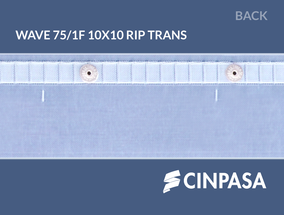  Cinta Onda Perfecta  Ripple Fold Transparente 